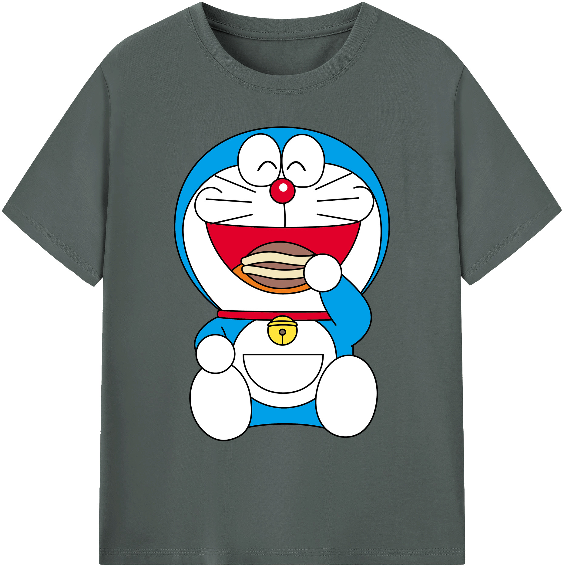 （画像用） ドラえもん Doraemon 綿100％ メンズ半袖Tシャツ｜肌触りやわらか＆通気性
